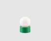 Picture of Lumetto Countess Base Verde e Paralume Sfera Vetro Bianco Trio Lighting 