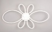 Immagine di Plafoniera Bianca Fly Design Moderno Led 4000k Switch Dimmer Trio Lighting