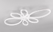 Immagine di Plafoniera Bianca Fly Design Moderno Led 4000k Switch Dimmer Trio Lighting