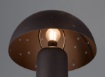 Immagine di Lampada da Comodino Funghetto Nero Seta 1xE14 Trio Lighting