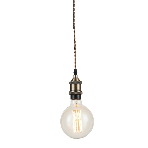 Immagine di Lampada Pendente Vintage Portalampade Rame Luce Ambiente Design