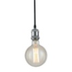 Immagine di Pendente Portalampadina Cromo Vintage Luce Ambiente Design