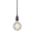 Immagine di Lampada Pendente Vintage Con Portalampade Nero Luce Ambiente Design