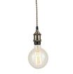 Immagine di Lampadario Vintage Con Decentramento Portalampade Rame Groove S4 Luce Ambiente Design