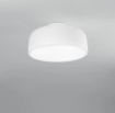 Immagine di Plafoniera Moderna Rotonda Cupola Bianca 38 cm Bistrot Luce Ambiente Design