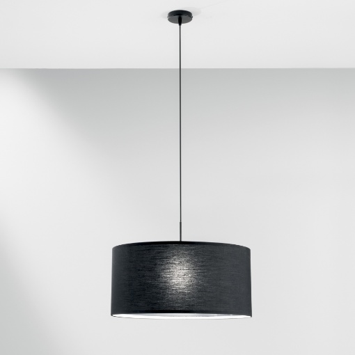 Immagine di Lampadario Con Paralume Tessuto Moderno Capital 53 cm Luce Ambiente Design