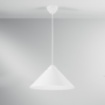 Immagine di Lampadario Bianco Per Cucina Moderna Design Cono 50 cm Bigbang Fan Europe