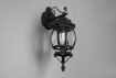 Immagine di Applique Lanterna Vintage da Esterno Elvo Alluminio Nero IP23 Trio Lighting