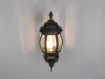 Immagine di Applique Lanterna Luce Verso Sopra Vintage Elvo Alluminio Nero IP23 Trio Lighting