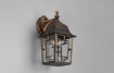 Immagine di Applique Vintage Volturno per Esterno Alluminio Ruggine Anticato IP23 Trio Lighting