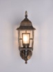 Immagine di Lampada Vintage da Parete per Esterno Decoro Ruggine Anticato IP23 Volturno Trio Lighting