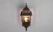 Immagine di Lampada Vintage da Parete per Esterno Decoro Ruggine Anticato IP23 Volturno Trio Lighting