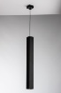 Immagine di Lampada Tubo Quadrato Nero Sospensione Per Cucina Bancone 60 cm Fluke SQ Fan Europe