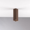 Immagine di Faretto Squadrato Da Soffitto 20 cm Corten Senza Incasso GU10 Led Fluke PLQ Fan Europe