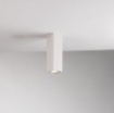 Immagine di Faretto Da Soffitto Tubo Quadrato Bianco 20 cm Senza Incasso Led GU10 Fluke PLQ Fan Europe