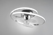 Picture of Plafoniera Led Ventilatore Spirale Cromo 2700k - 6500k Molteplici Funzioni Umea Trio Lighting 