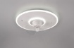 Picture of Ventilatore da Soffitto Nybro Bianco Led Dimmer 2700k - 6500k Molteplici Funzioni Trio Lighting