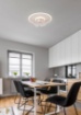 Immagine di Ventilatore da Soffitto Nybro Bianco Led Dimmer 2700k - 6500k Molteplici Funzioni Trio Lighting