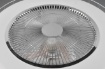 Immagine di Plafoniera a Ventilatore Gabbia Metallo Cromo Led con Tecnologia Wiz 2700k - 6500k Sandfjord Trio Lighting 