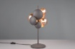 Immagine di Lumetto Antracite Decorativo con Paralumi Sfere Vetro Ambra 3xG9 Bubble Trio Lighting