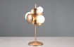 Picture of Lumetto Decorativo Oro con Paralumi Sfere Vetro Bianco 3xG9 Bubble Trio Lighting