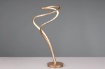 Immagine di Lumetto Moderno Oro Design Spirale Led Touch Dimmer CCT 2300k+3000k+4000k Nala Trio Lighting