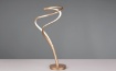 Immagine di Lumetto Moderno Oro Design Spirale Led Touch Dimmer CCT 2300k+3000k+4000k Nala Trio Lighting