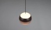 Picture of Sospensione Singola Sfera Nera Led Regolabile CCT e Switch Dimmer Orbit Trio Lighting 