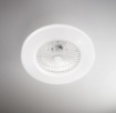 Immagine di Ventilatore A Plafoniera 58cm Bianco Led Dimmerabile Con Telecomando Ring Perenz 7174