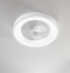 Immagine di Ventilatore Soffitto Bianco Elica Design Moderno Luce Led Con Telecomando Fly Perenz 7178