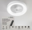 Immagine di Ventilatore Soffitto Bianco Elica Design Moderno Luce Led Con Telecomando Fly Perenz 7178