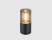 Immagine di Applique Cilindro Nero per Ingresso Esterno Hoosic 1xE27 IP44 Trio Lighting