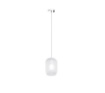 Immagine di Lampadario Pendente Vetro Rigato Per Isola Cucina Moderna Tender 1181 Top Light