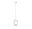 Immagine di Lampadario Pendente Vetro Rigato Per Isola Cucina Moderna Tender 1181 Top Light