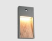 Immagine di Applique per Esterni con Sensore di Movimento Salmon Effetto Legno Led IP44 Trio Lighting 