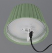 Immagine di Piantana Verde Pistacchio da Giardino Led Touch Dimmer con Batterie Ricaricabili Suarez IP44 Trio Lighting