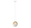 Immagine di Lampadario Sfera Vetro Pendente Per Cucina Moderna Eclipse 1184 Top Light