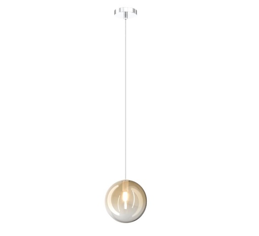 Picture of Lampadario Sfera Vetro Pendente Per Cucina Moderna Eclipse 1184 Top Light