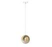 Immagine di Lampadario Sfera Vetro Pendente Per Cucina Moderna Eclipse 1184 Top Light