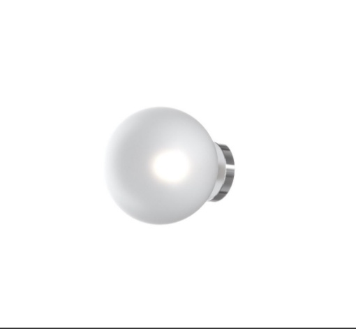 Immagine di Applique Da Parete Moderna Top Light Sfera Vetro Eclipse 1184CR/A