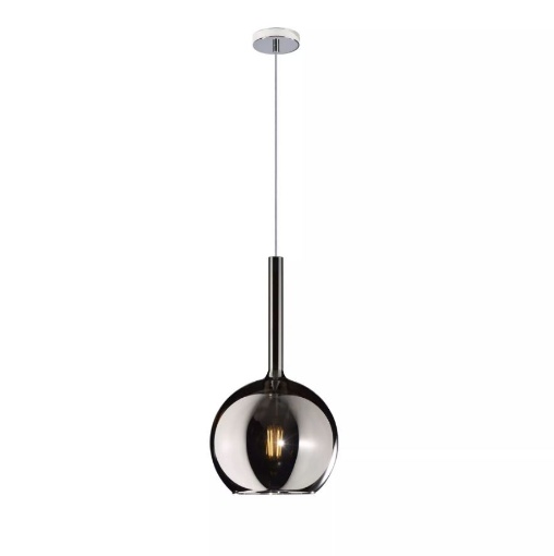 Immagine di Lampadario Pendente Isola Cucina Ampolla Vetro Sfera 20cm Future 1155 SM Top Light