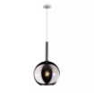 Immagine di Lampadario Moderno Ampolla Sfera Pendente Vetro 25cm Future 1155 SG Top Light