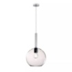 Immagine di Lampadario Moderno Ampolla Sfera Pendente Vetro 25cm Future 1155 SG Top Light