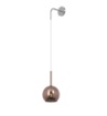 Immagine di Applique Da Parete Pendente Sfera Vetro Regolabile Future 1155 A Top Light