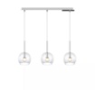 Picture of Lampadario A Binario Da Cucina Soggiorno Tre Luci Sfere Vetro Future 1155 S3RP Top Light