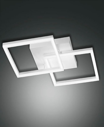 Picture of Lampada Bianca da Soffitto Doppio Quadrato Led 39w Dimmer Bard Fabas  