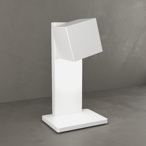 Immagine di Lampada Da Tavolo Comodino Design Cubo Led Orientabile Rotation Top Light