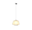 Immagine di Lampadario Pendente Boccia Vetro 25cm Per Cucina Double Skin 1176 Top Light