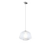 Immagine di Lampadario Pendente Boccia Vetro 25cm Per Cucina Double Skin 1176 Top Light