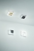 Immagine di Piccola Lampada Quadrata da Parete Led Dimmer Bard Nero Fabas 